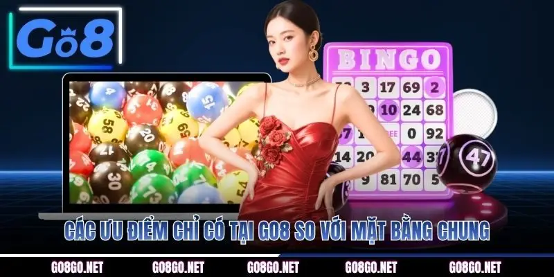 Các ưu điểm chỉ có tại GO8 so với mặt bằng chung